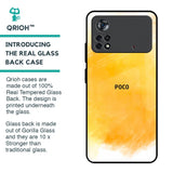 Rustic Orange Glass Case for Poco X4 Pro 5G