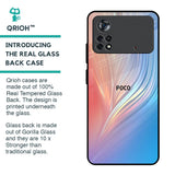 Mystic Aurora Glass Case for Poco X4 Pro 5G