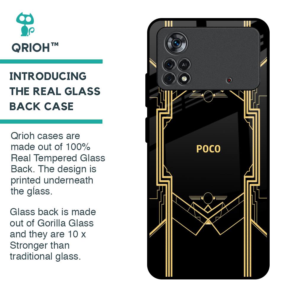 Sacred Logo Glass Case for Poco X4 Pro 5G
