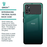 Palm Green Glass Case For Poco X4 Pro 5G