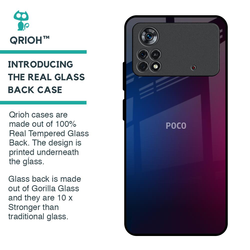 Mix Gradient Shade Glass Case For Poco X4 Pro 5G