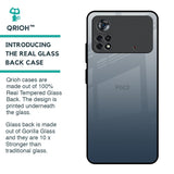 Smokey Grey Color Glass Case For Poco X4 Pro 5G