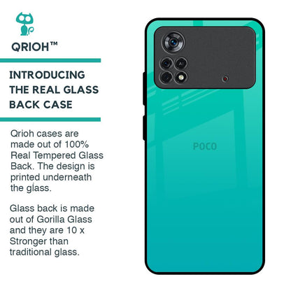 Cuba Blue Glass Case For Poco X4 Pro 5G