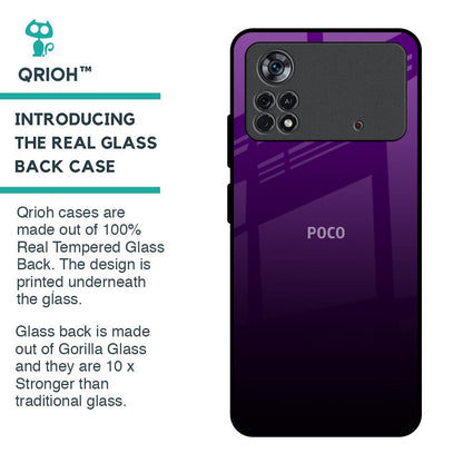 Harbor Royal Blue Glass Case For Poco X4 Pro 5G