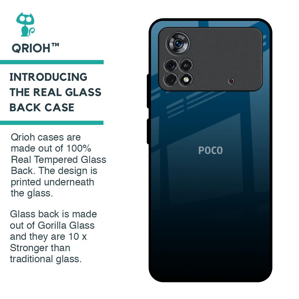 Sailor Blue Glass Case For Poco X4 Pro 5G
