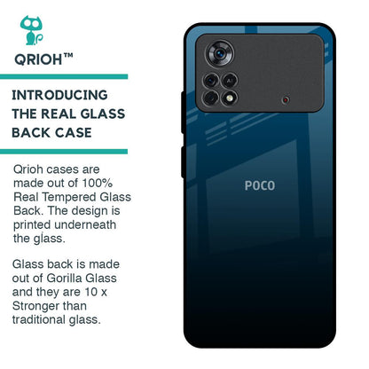 Sailor Blue Glass Case For Poco X4 Pro 5G