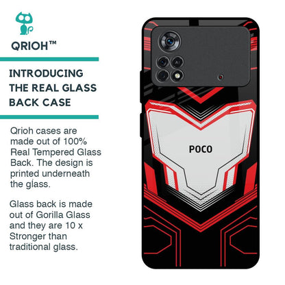 Quantum Suit Glass Case For Poco X4 Pro 5G