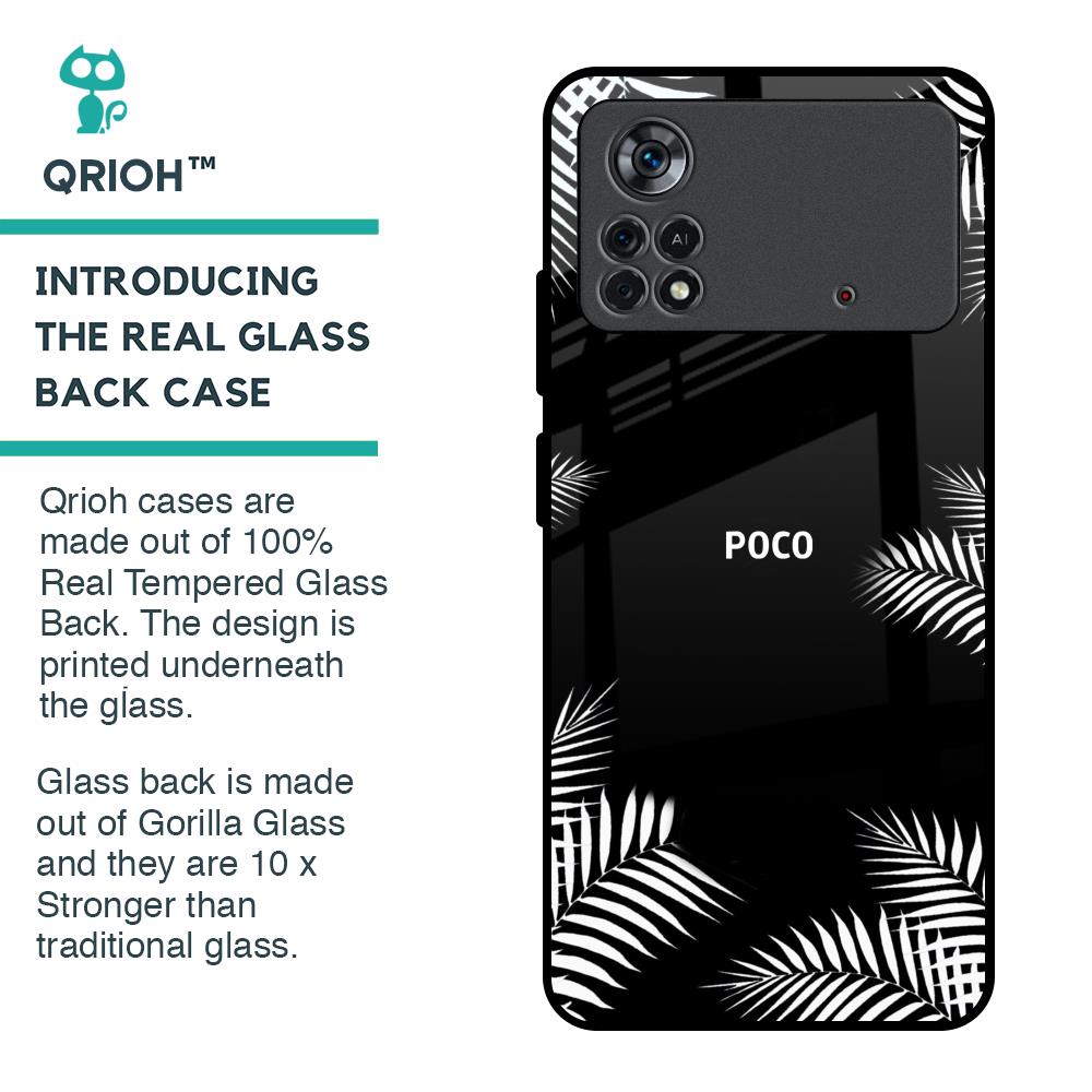 Zealand Fern Design Glass Case For Poco X4 Pro 5G
