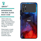 Dim Smoke Glass Case for Poco X4 Pro 5G