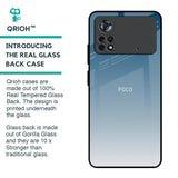 Deep Sea Space Glass Case for Poco X4 Pro 5G