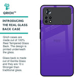 Amethyst Purple Glass Case for Poco X4 Pro 5G