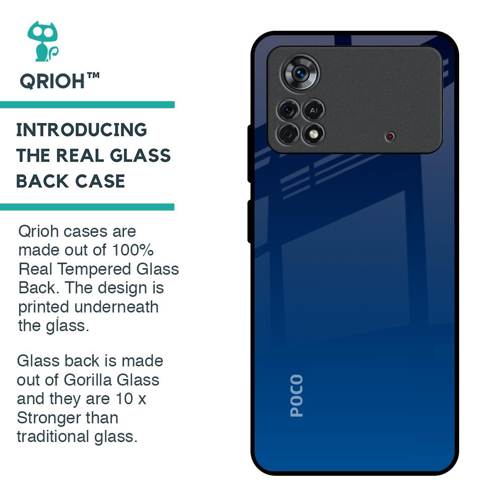 Very Blue Glass Case for Poco X4 Pro 5G