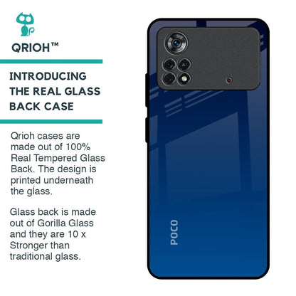 Very Blue Glass Case for Poco X4 Pro 5G