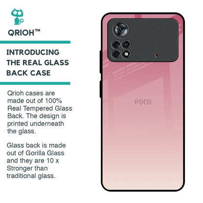 Blooming Pink Glass Case for Poco X4 Pro 5G