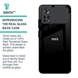 Jet Black Glass Case for Poco X4 Pro 5G