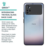 Light Sky Texture Glass Case for Poco X4 Pro 5G