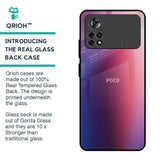 Multi Shaded Gradient Glass Case for Poco X4 Pro 5G