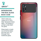 Dusty Multi Gradient Glass Case for Poco X4 Pro 5G
