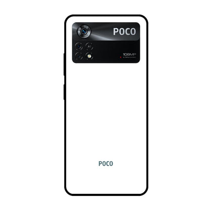 Arctic White Poco X4 Pro 5G Glass Cases & Covers Online
