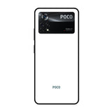 Arctic White Poco X4 Pro 5G Glass Cases & Covers Online