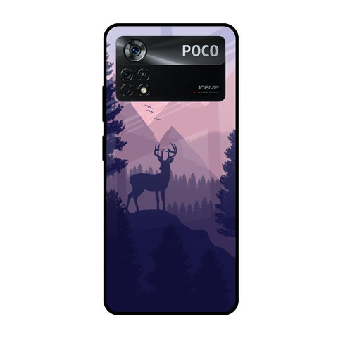 Deer In Night Poco X4 Pro 5G Glass Cases & Covers Online