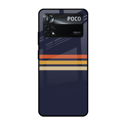 Tricolor Stripes Poco X4 Pro 5G Glass Cases & Covers Online