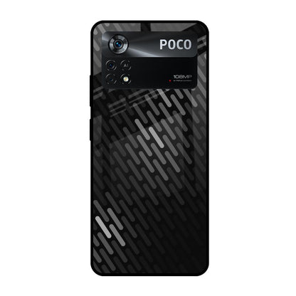 Dark Abstract Pattern Poco X4 Pro 5G Glass Cases & Covers Online