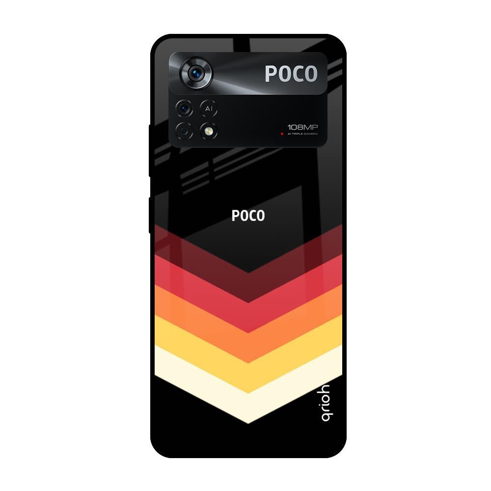Abstract Arrow Pattern Poco X4 Pro 5G Glass Cases & Covers Online