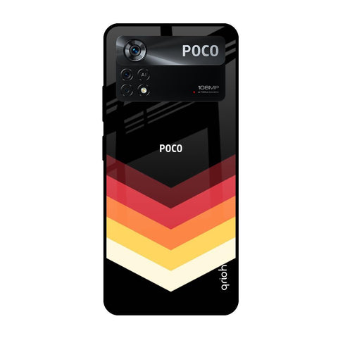 Abstract Arrow Pattern Poco X4 Pro 5G Glass Cases & Covers Online