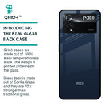 Overshadow Blue Glass Case For Poco X4 Pro 5G