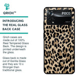 Leopard Seamless Glass Case For Poco X4 Pro 5G