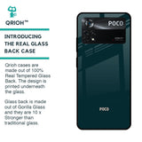 Hunter Green Glass Case For Poco X4 Pro 5G