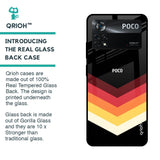 Abstract Arrow Pattern Glass Case For Poco X4 Pro 5G