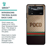 High End Fashion Glass case for Poco X4 Pro 5G