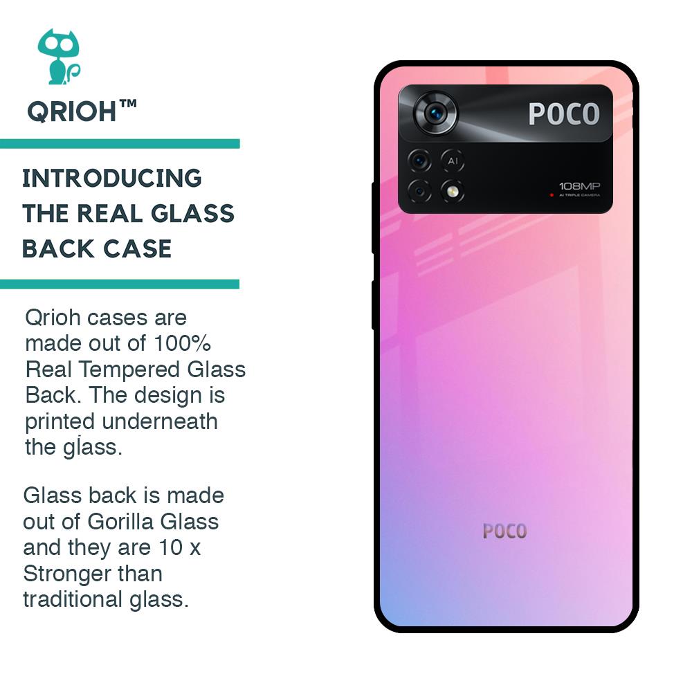 Dusky Iris Glass case for Poco X4 Pro 5G