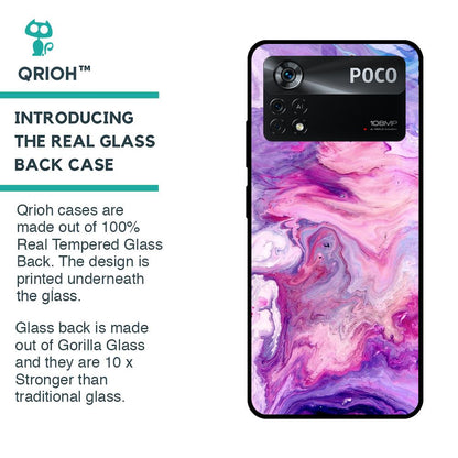 Cosmic Galaxy Glass Case for Poco X4 Pro 5G