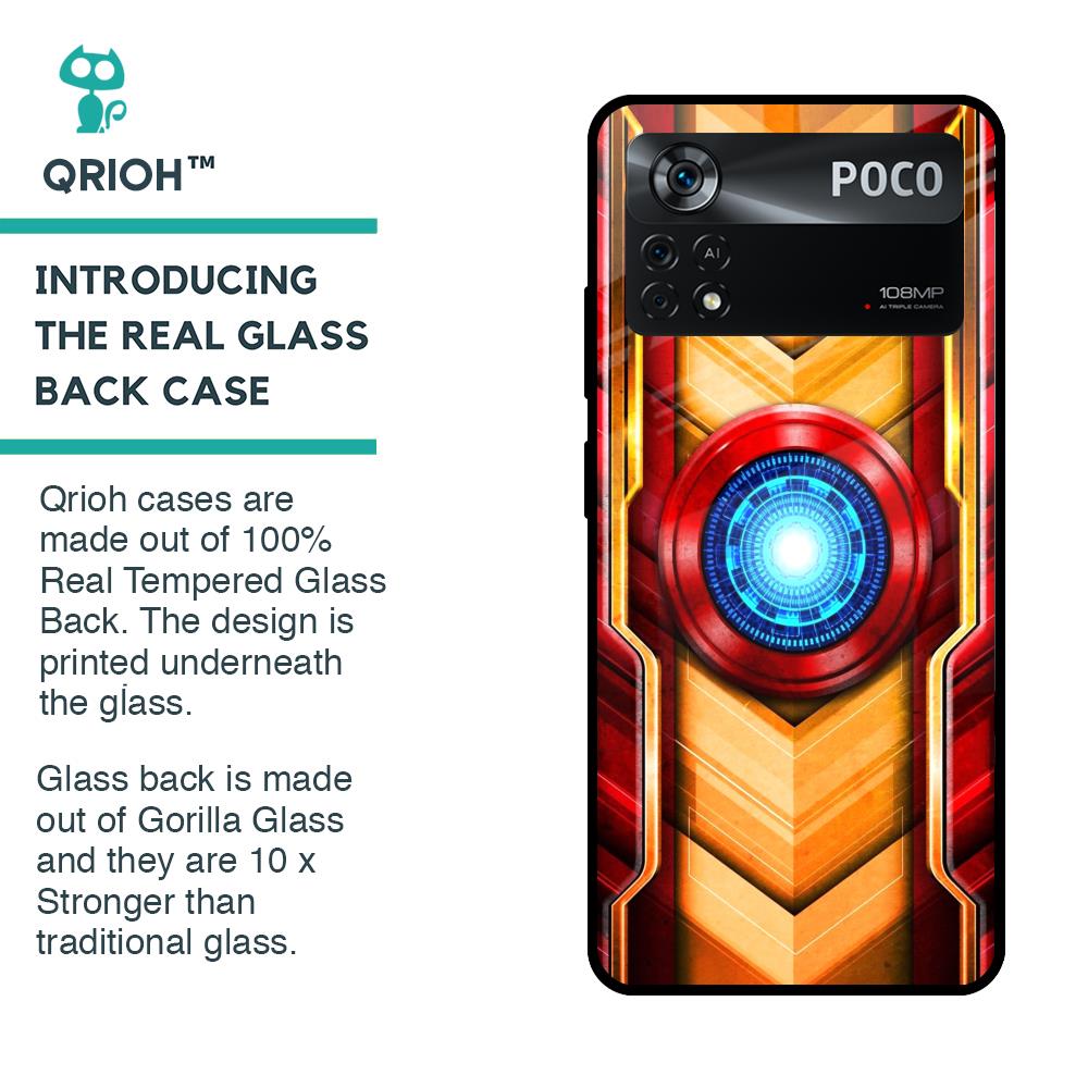 Arc Reactor Glass Case for Poco X4 Pro 5G