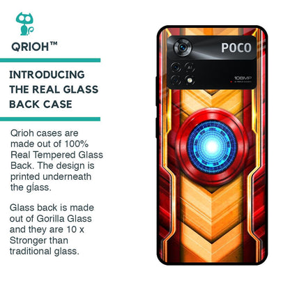 Arc Reactor Glass Case for Poco X4 Pro 5G
