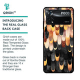 Bronze Abstract Glass Case for Poco X4 Pro 5G