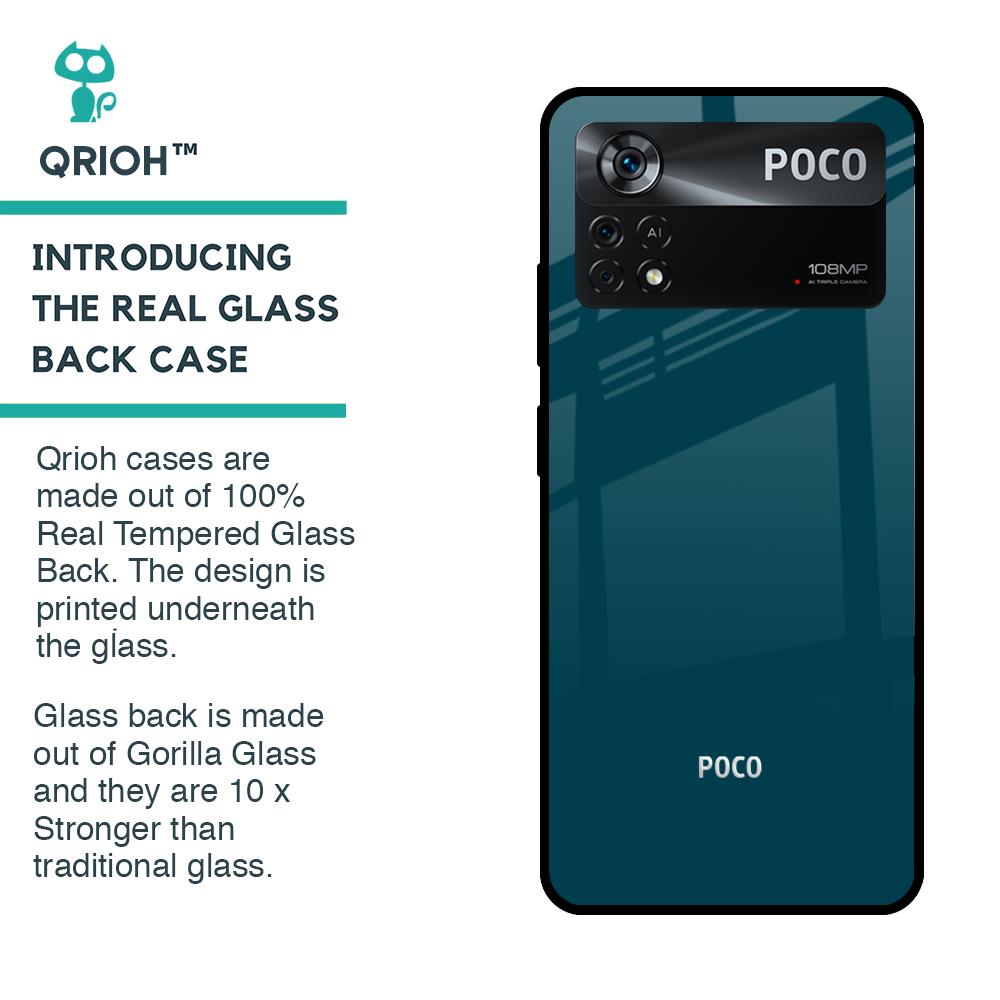 Emerald Glass Case for Poco X4 Pro 5G
