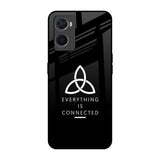 Everything Is Connected Oppo A76 Glass Back Cover Online