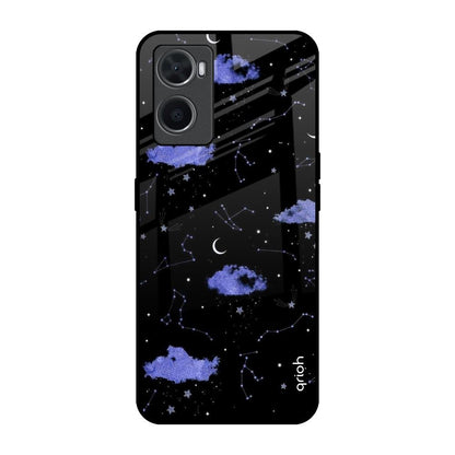 Constellations Oppo A76 Glass Back Cover Online