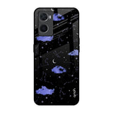 Constellations Oppo A76 Glass Back Cover Online