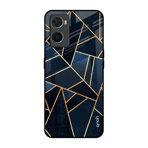 Abstract Tiles Oppo A76 Glass Back Cover Online
