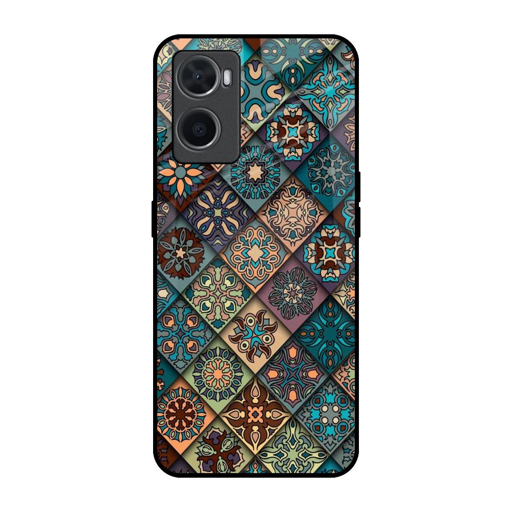 Retro Art Oppo A76 Glass Back Cover Online