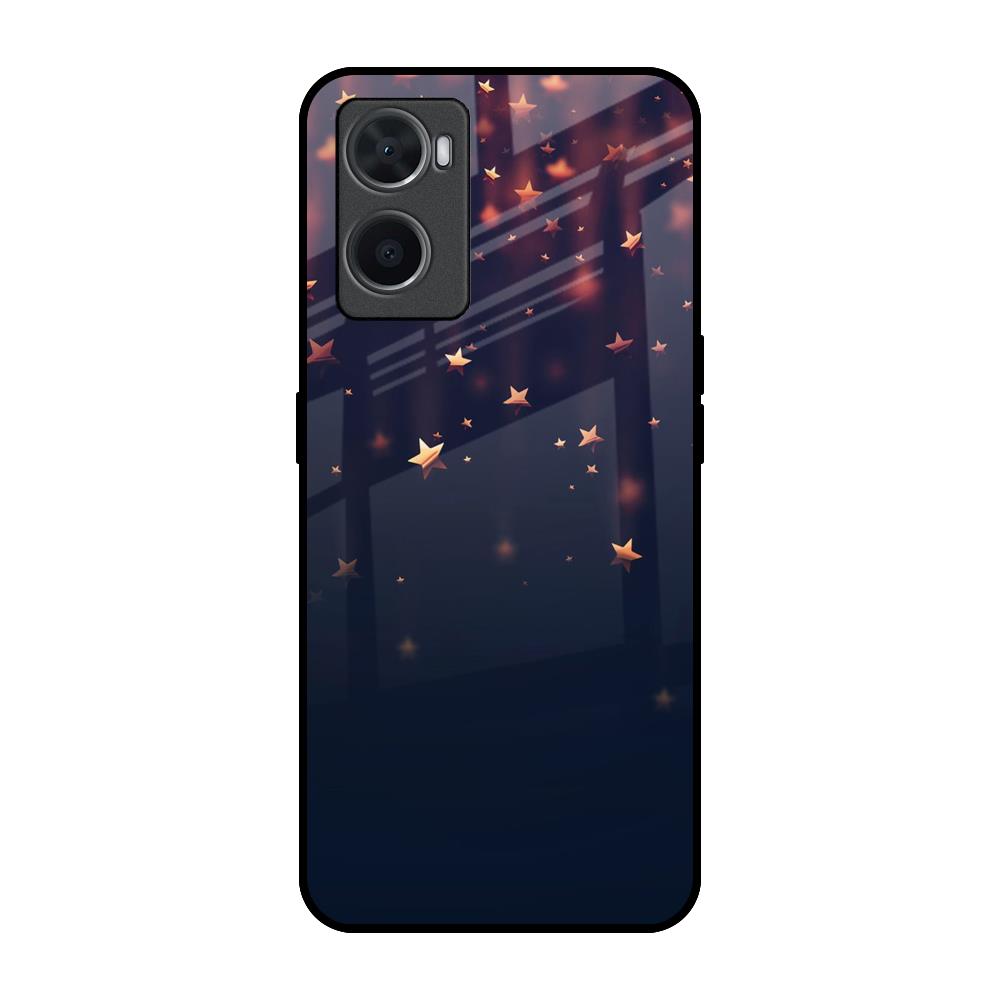 Falling Stars Oppo A76 Glass Back Cover Online