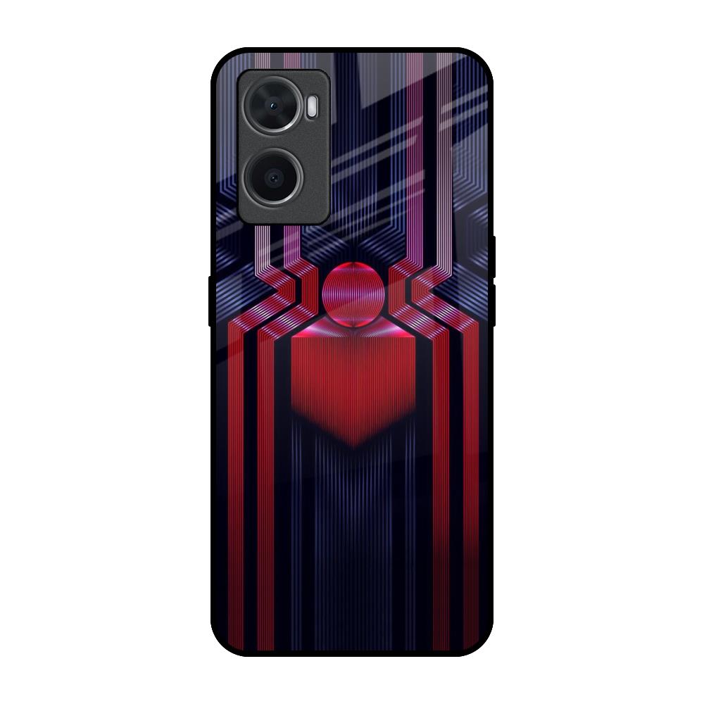 Super Art Logo Oppo A76 Glass Back Cover Online