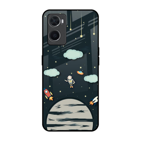 Astronaut Dream Oppo A76 Glass Back Cover Online