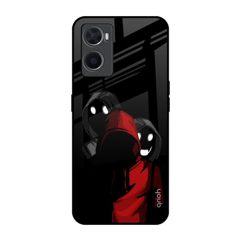Shadow Character Oppo A76 Glass Back Cover Online