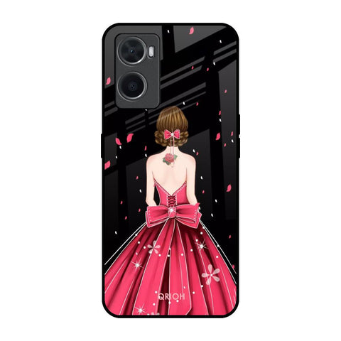 Fashion Princess Oppo A76 Glass Back Cover Online